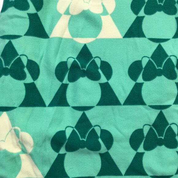 Shades of Green and Cream Minnie Mouse Geo print | LuLaRoe Leggings (OS) - Picture 1 of 2